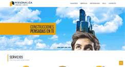 Desktop Screenshot of inmobiliariapersonaliza.com
